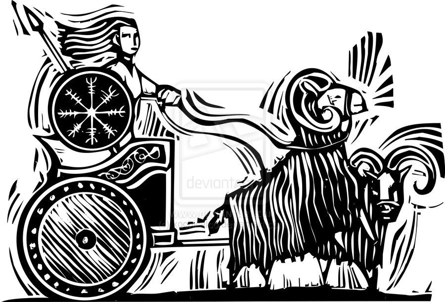 Раскраска: Скандинавская мифология (Боги и богини) #110591 - Бесплатные раскраски для печати