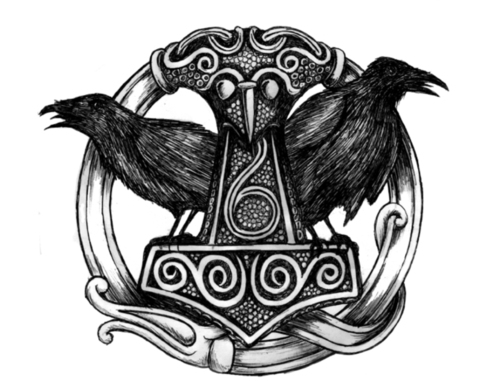 Раскраска: Скандинавская мифология (Боги и богини) #110652 - Бесплатные раскраски для печати