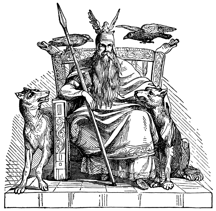 Раскраска: Скандинавская мифология (Боги и богини) #110819 - Бесплатные раскраски для печати