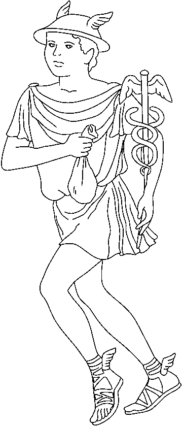 Раскраска: Римская мифология (Боги и богини) #110134 - Бесплатные раскраски для печати