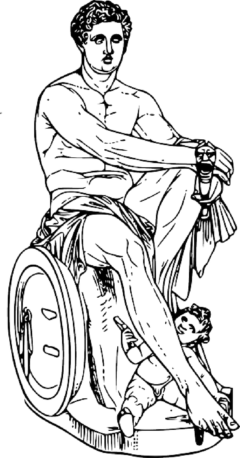 Раскраска: Римская мифология (Боги и богини) #110138 - Бесплатные раскраски для печати