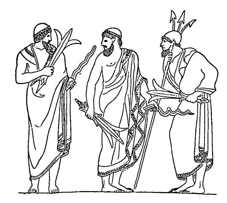 Раскраска: Римская мифология (Боги и богини) #110313 - Бесплатные раскраски для печати
