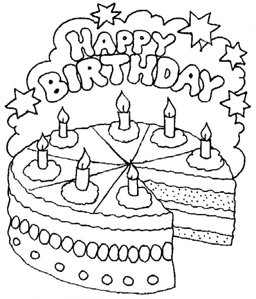 Раскраска: день рождения (Праздники и особые случаи) #57056 - Бесплатные раскраски для печати