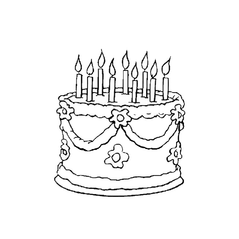 Раскраска: день рождения (Праздники и особые случаи) #57057 - Бесплатные раскраски для печати