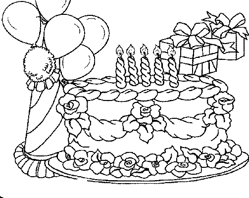 Раскраска: день рождения (Праздники и особые случаи) #57077 - Бесплатные раскраски для печати
