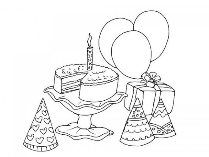 Раскраска: день рождения (Праздники и особые случаи) #57095 - Бесплатные раскраски для печати