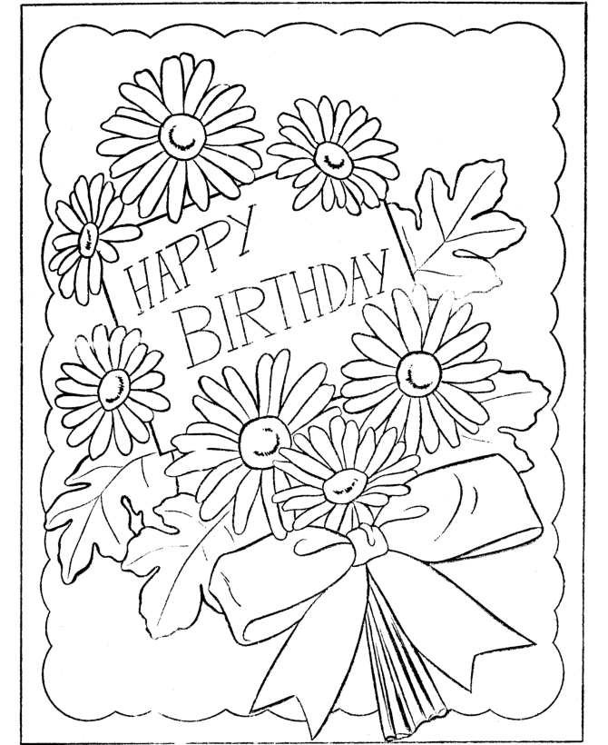 Раскраска: день рождения (Праздники и особые случаи) #57177 - Бесплатные раскраски для печати