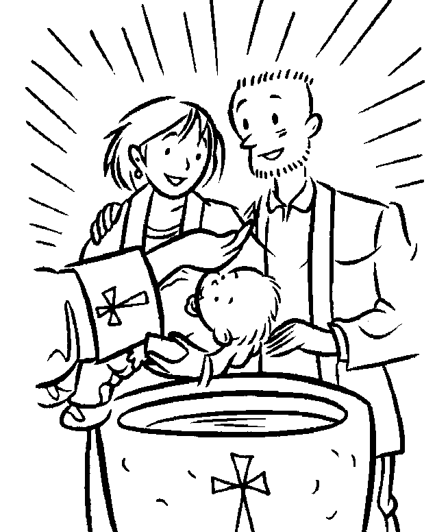 Раскраска: крещение (Праздники и особые случаи) #57458 - Бесплатные раскраски для печати