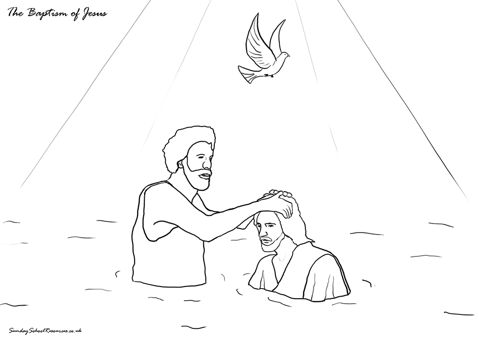 Раскраска: крещение (Праздники и особые случаи) #57485 - Бесплатные раскраски для печати