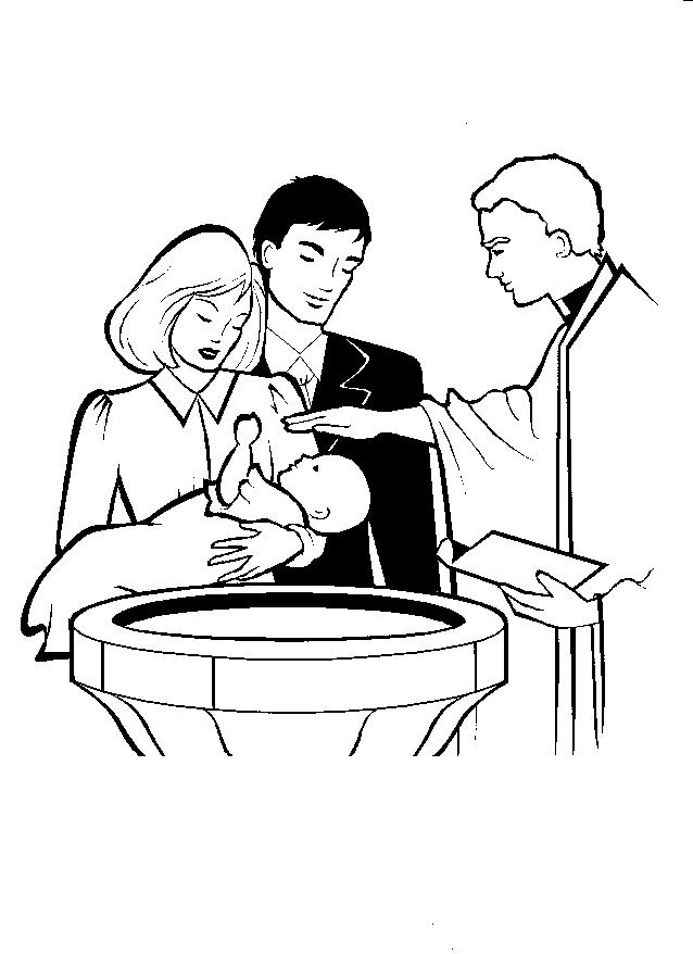 Раскраска: крещение (Праздники и особые случаи) #57489 - Бесплатные раскраски для печати