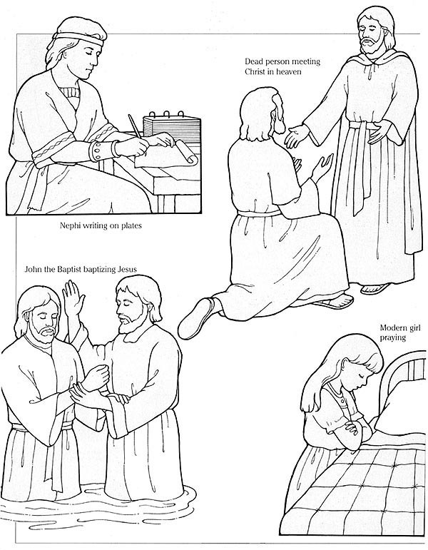 Раскраска: крещение (Праздники и особые случаи) #57575 - Бесплатные раскраски для печати