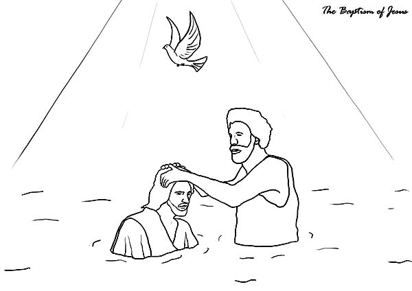 Раскраска: крещение (Праздники и особые случаи) #57664 - Бесплатные раскраски для печати