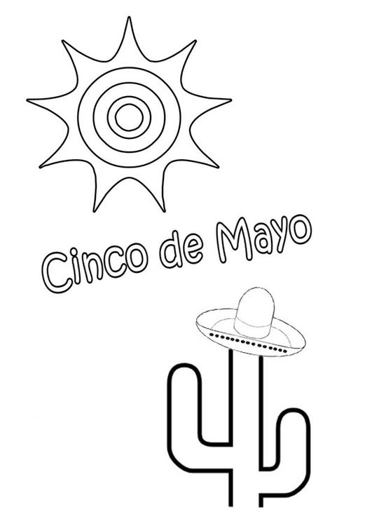 Раскраска: Синко де Майо (Праздники и особые случаи) #60026 - Бесплатные раскраски для печати