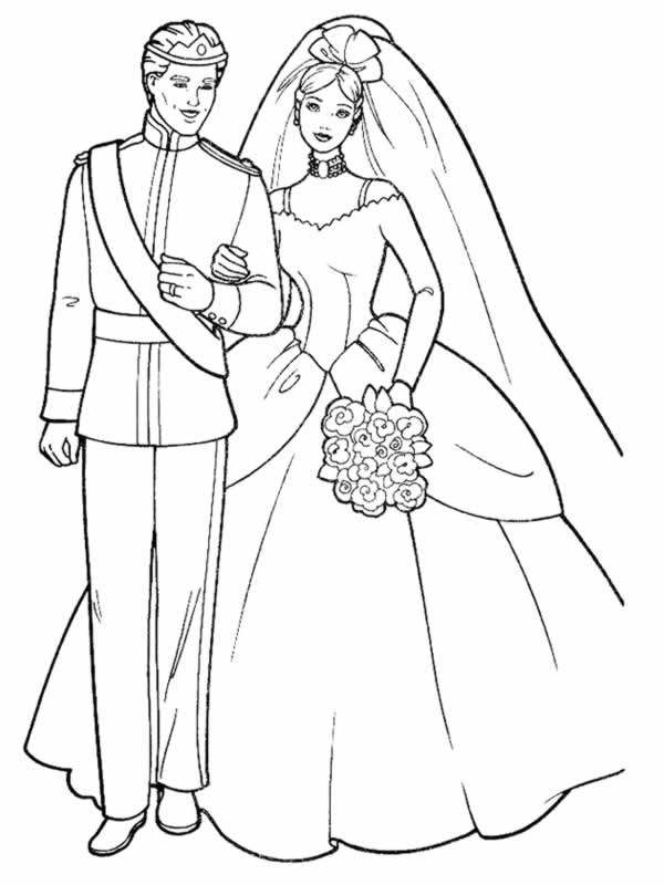 Раскраска: брак (Праздники и особые случаи) #55946 - Бесплатные раскраски для печати