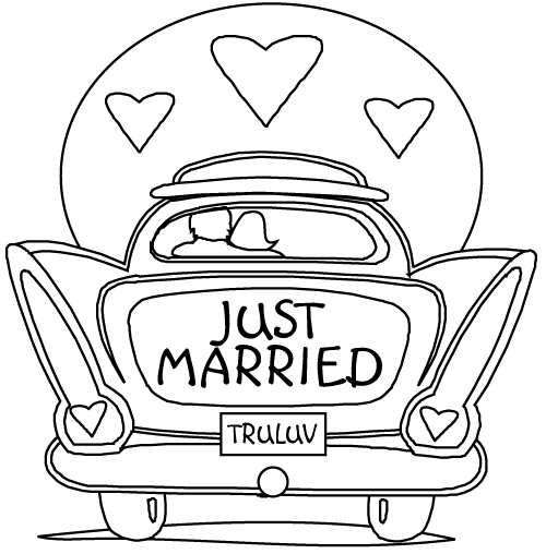Раскраска: брак (Праздники и особые случаи) #55952 - Бесплатные раскраски для печати