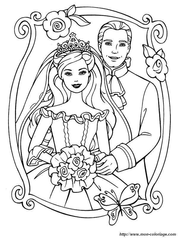 Раскраска: брак (Праздники и особые случаи) #55959 - Бесплатные раскраски для печати