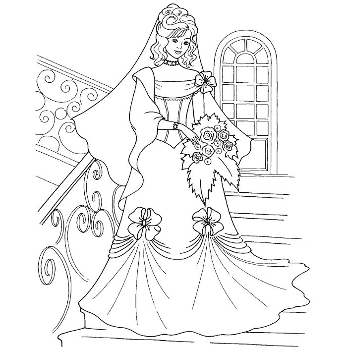 Раскраска: брак (Праздники и особые случаи) #55967 - Бесплатные раскраски для печати
