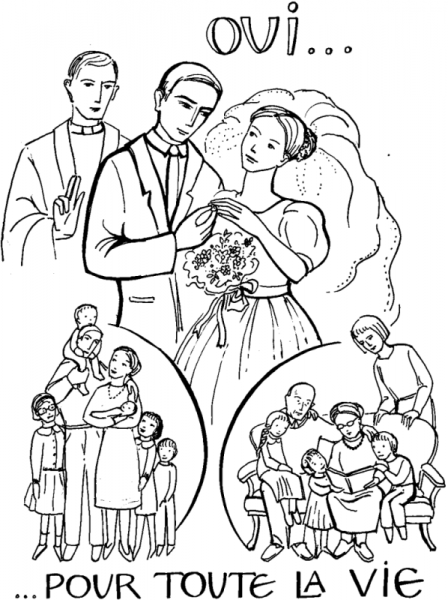 Раскраска: брак (Праздники и особые случаи) #55998 - Бесплатные раскраски для печати