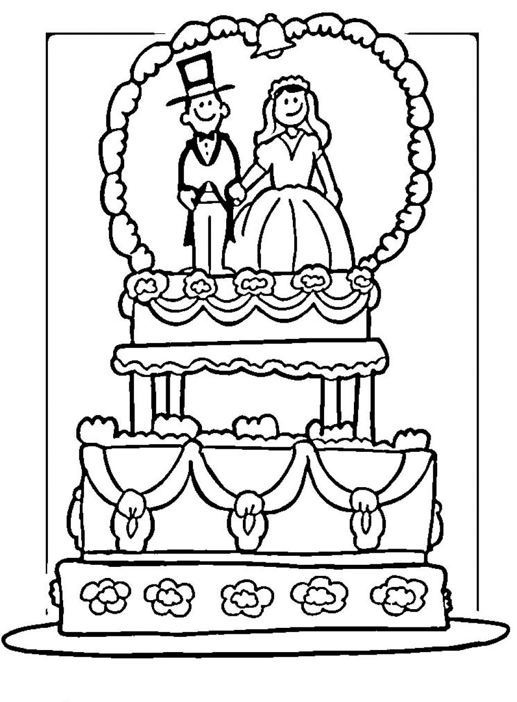 Раскраска: брак (Праздники и особые случаи) #56017 - Бесплатные раскраски для печати