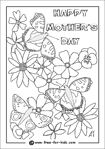 Раскраска: День матери (Праздники и особые случаи) #129880 - Бесплатные раскраски для печати