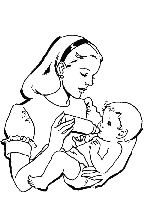 Открытки и картинки - Раскраски на День Матери: красивые пожелания в 2023 году