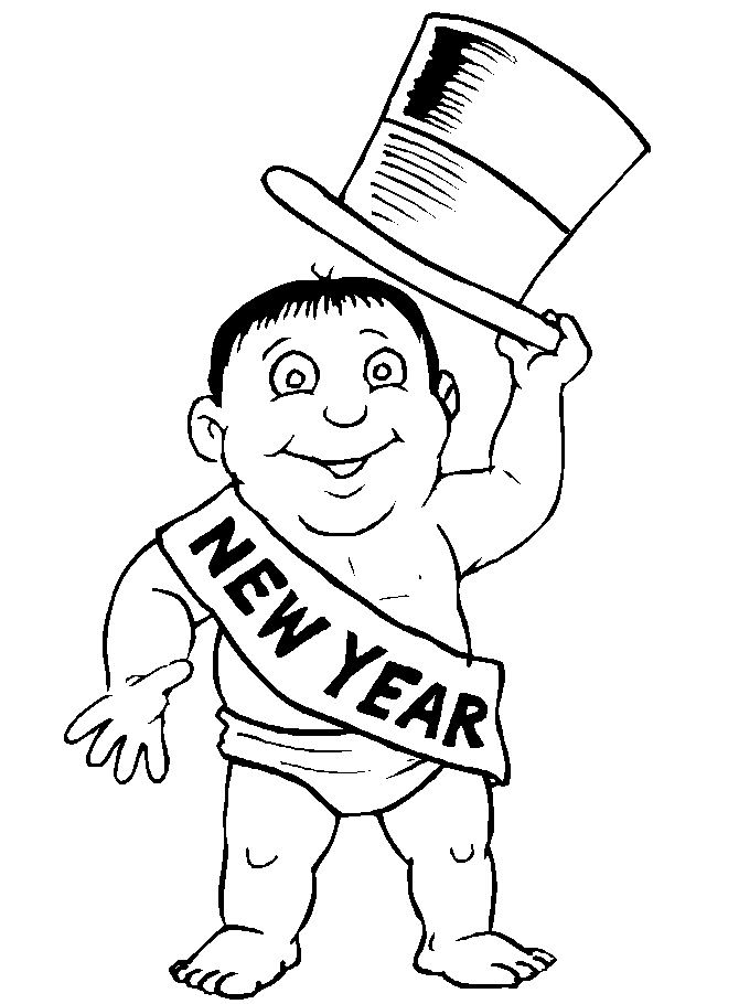 Раскраска: Новый год (Праздники и особые случаи) #60780 - Бесплатные раскраски для печати