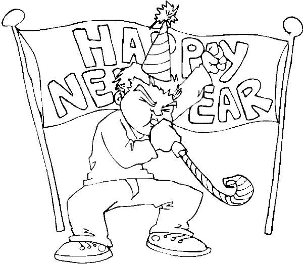 Раскраска: Новый год (Праздники и особые случаи) #60785 - Бесплатные раскраски для печати