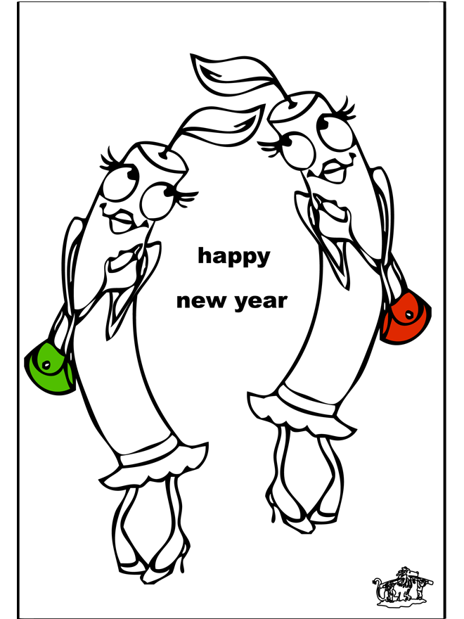 Раскраска: Новый год (Праздники и особые случаи) #60951 - Бесплатные раскраски для печати