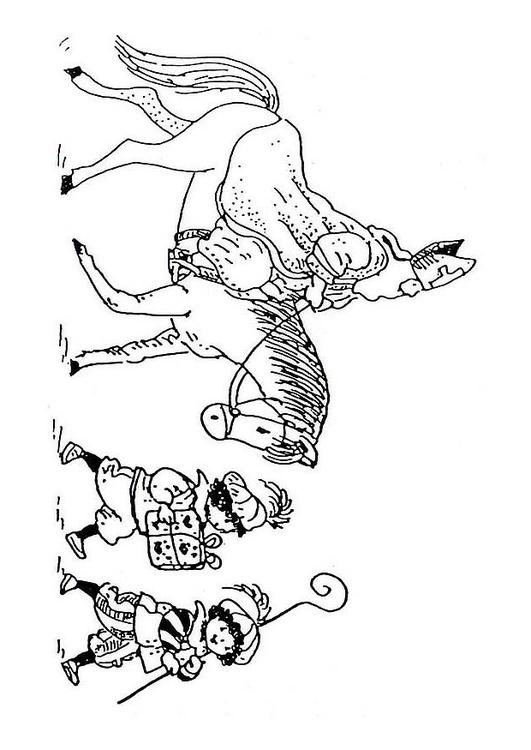 Раскраска: Святой николай (Праздники и особые случаи) #59205 - Бесплатные раскраски для печати