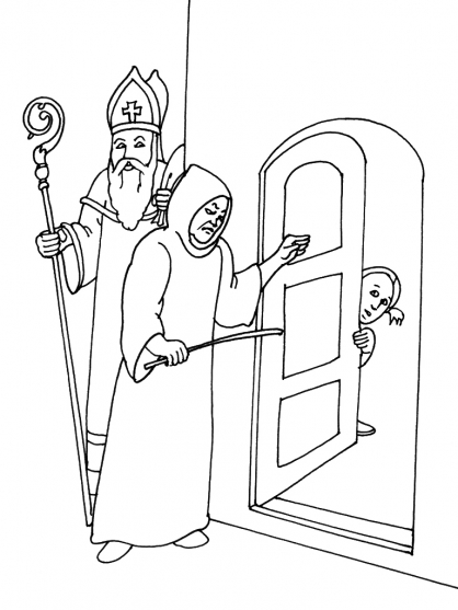 Раскраска: Святой николай (Праздники и особые случаи) #59289 - Бесплатные раскраски для печати