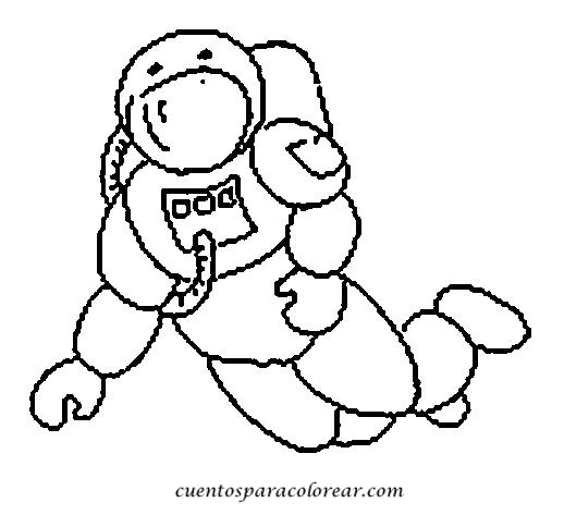 Раскраска: космонавт (Профессии и профессии) #87602 - Бесплатные раскраски для печати
