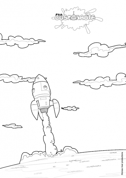 Раскраска: космонавт (Профессии и профессии) #87621 - Бесплатные раскраски для печати