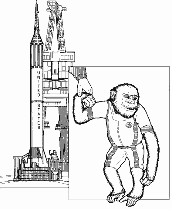 Раскраска: космонавт (Профессии и профессии) #87624 - Бесплатные раскраски для печати