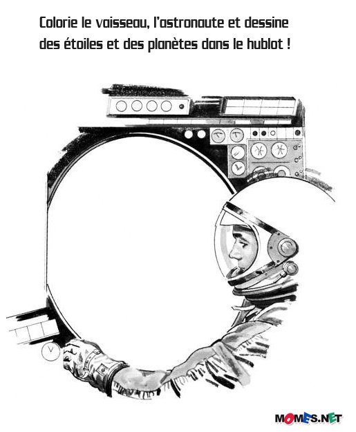 Раскраска: космонавт (Профессии и профессии) #87632 - Бесплатные раскраски для печати