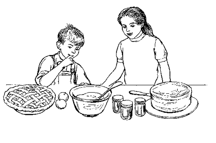 Раскраска: пекарь (Профессии и профессии) #89973 - Бесплатные раскраски для печати