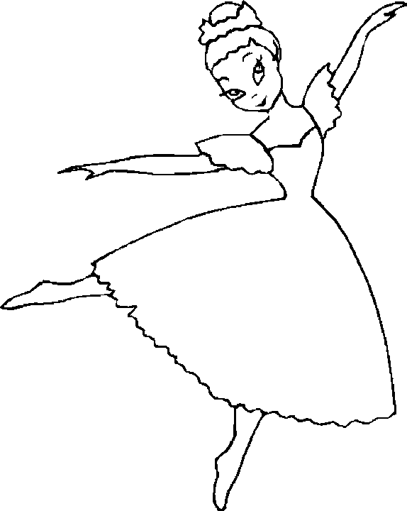 Раскраска: Танцор (Профессии и профессии) #92110 - Бесплатные раскраски для печати