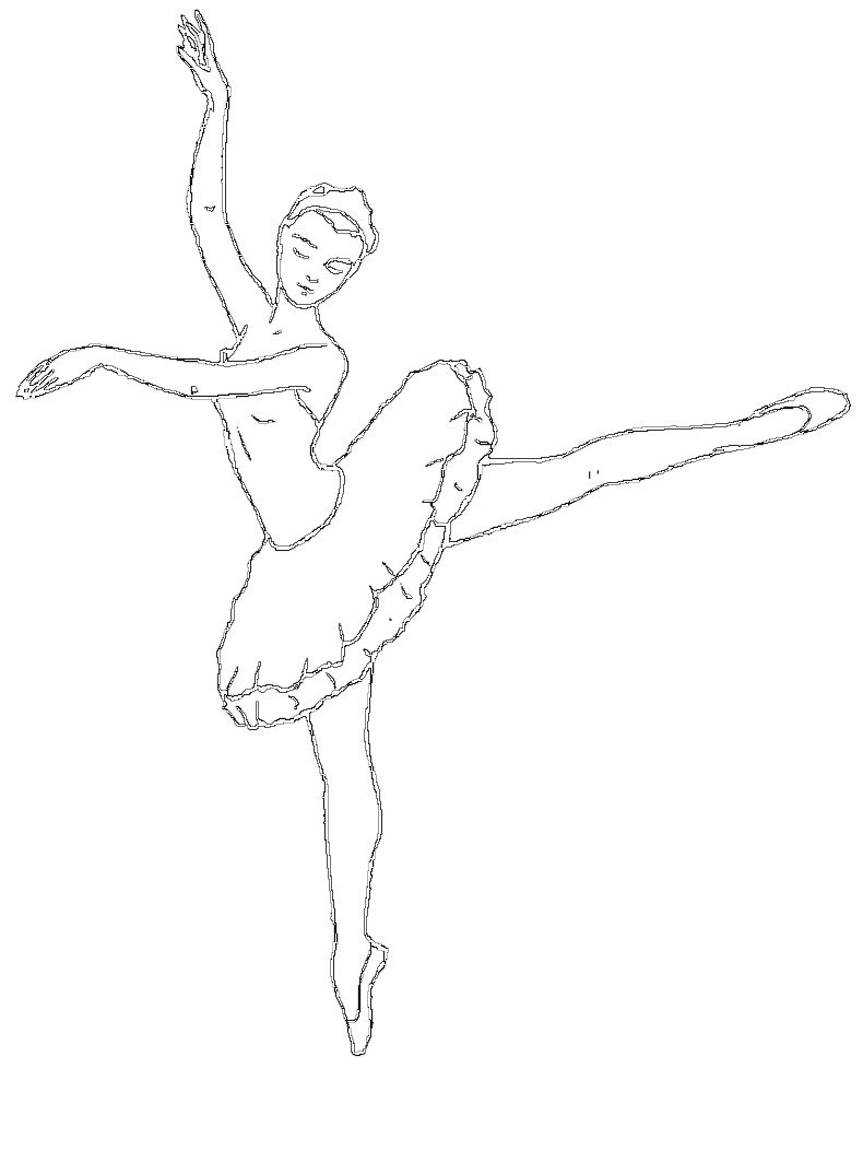 Раскраска: Танцор (Профессии и профессии) #92205 - Бесплатные раскраски для печати