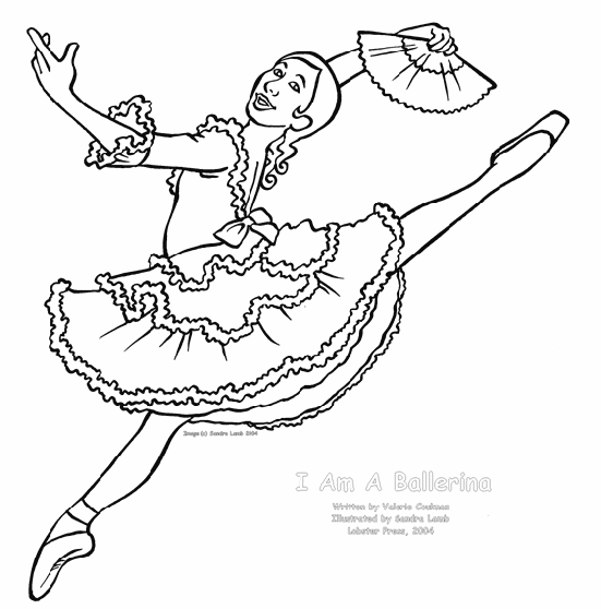 Раскраска: Танцор (Профессии и профессии) #92334 - Бесплатные раскраски для печати