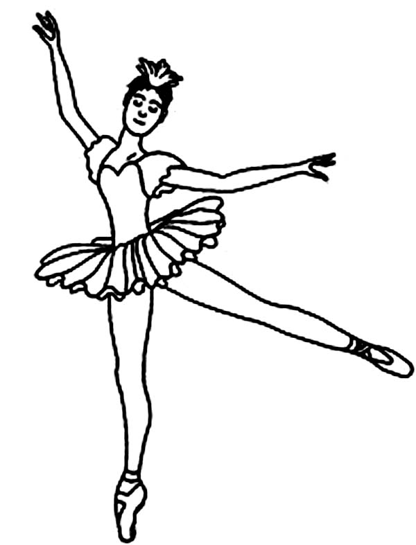 Раскраска: Танцор (Профессии и профессии) #92360 - Бесплатные раскраски для печати