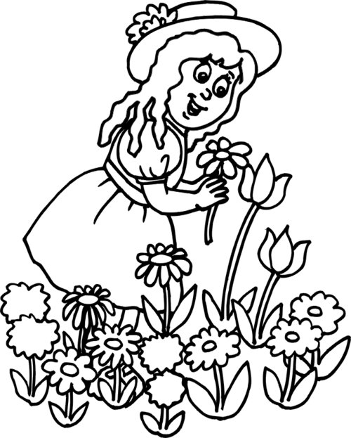 Раскраска: садовник (Профессии и профессии) #98742 - Бесплатные раскраски для печати