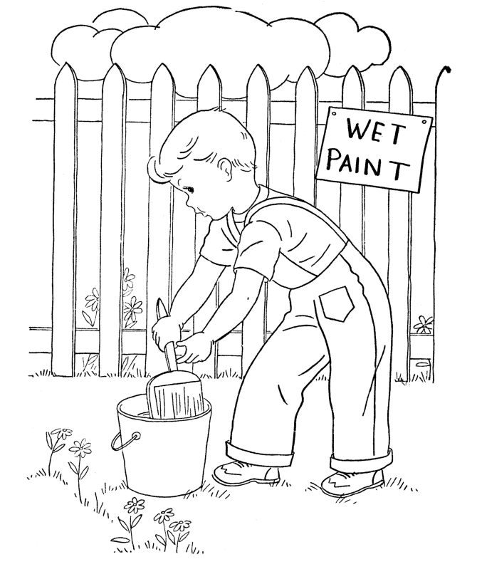 Раскраска: художник (Профессии и профессии) #104394 - Бесплатные раскраски для печати
