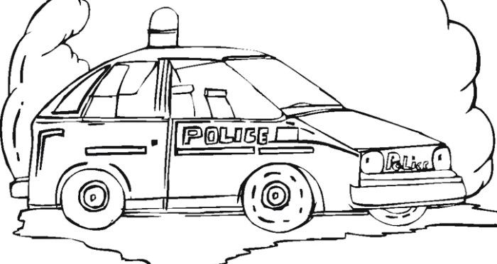 Раскраска: полицейский (Профессии и профессии) #105412 - Бесплатные раскраски для печати