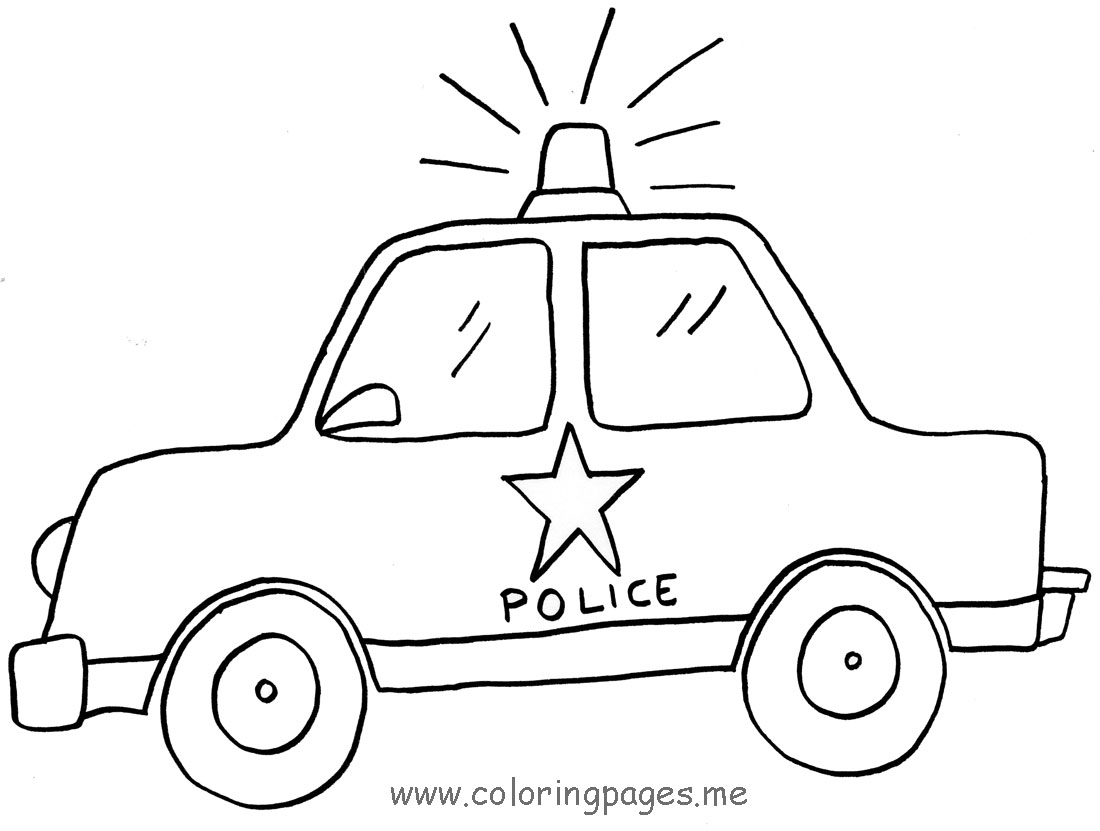 Раскраска: полицейский (Профессии и профессии) #105446 - Бесплатные раскраски для печати