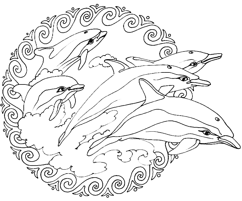 Раскраска: Мандала Животные (мандалы) #22718 - Бесплатные раскраски для печати