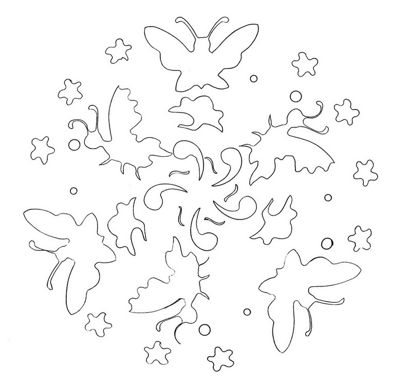 Раскраска: Бабочка Мандалы (мандалы) #117399 - Бесплатные раскраски для печати