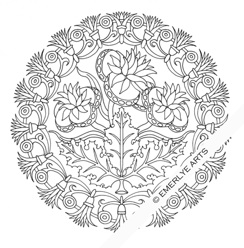 Раскраска: Цветы мандалы (мандалы) #117091 - Бесплатные раскраски для печати
