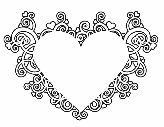 Раскраска: Сердце Мандалы (мандалы) #116728 - Бесплатные раскраски для печати