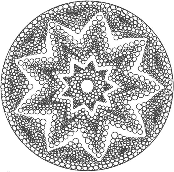 Раскраска: Звездные мандалы (мандалы) #117957 - Бесплатные раскраски для печати