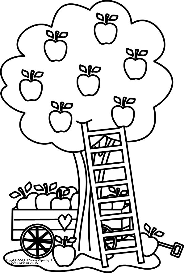 Раскраска: яблоко (природа) #163782 - Бесплатные раскраски для печати