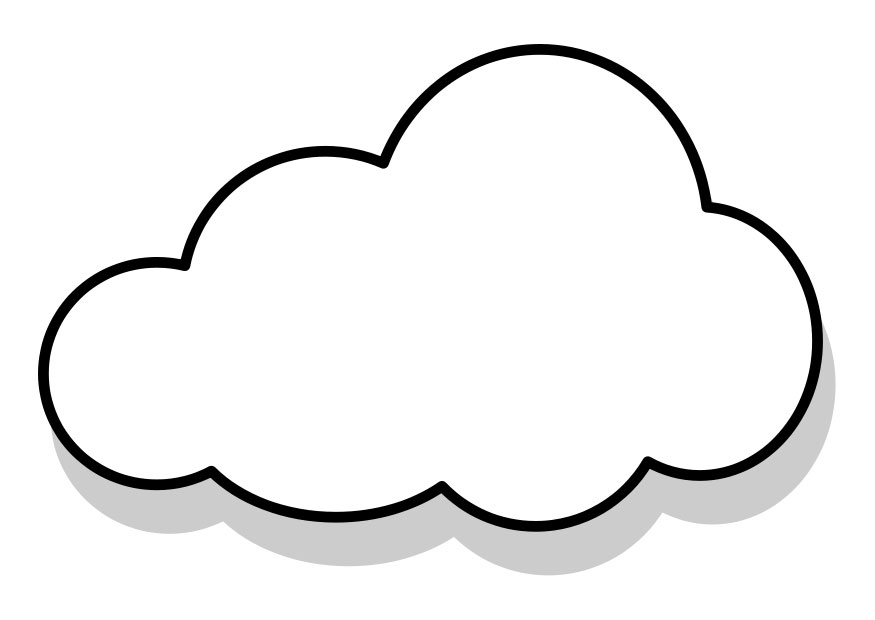 Раскраска: облако (природа) #157300 - Бесплатные раскраски для печати